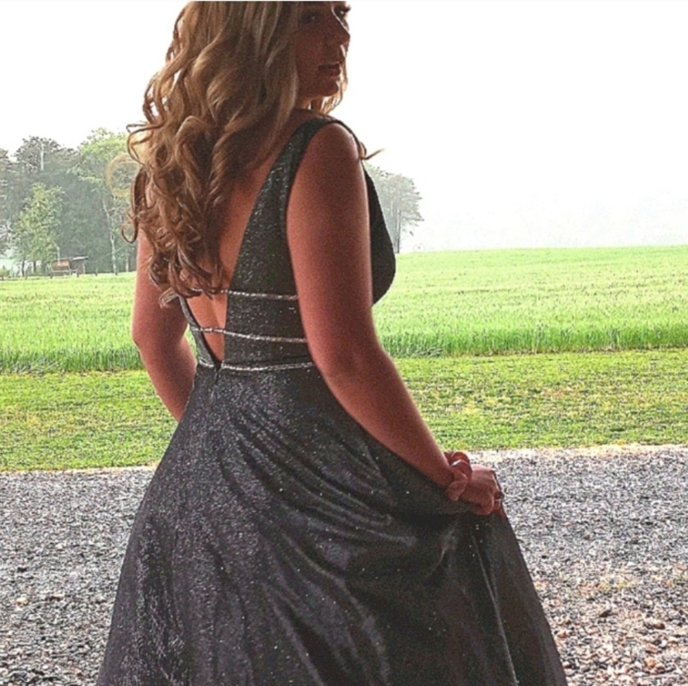 Camille Silver Dress